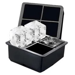 Isformar-Silikon Isform för 4 Stora Iskuber