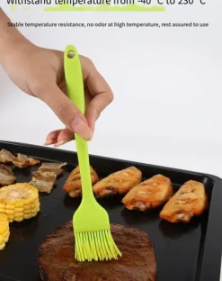 Bakpenslar-Silikonborste stor 26 cm orange XL