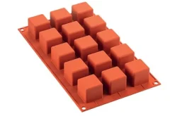 Silikomart Köksformar-Silikonform för enportionsform CUBI 35x35mm/H=35mm