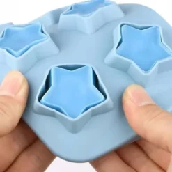 Isformar-Silikonform för Godis, Isbitar och Bakverk Stjärnor
