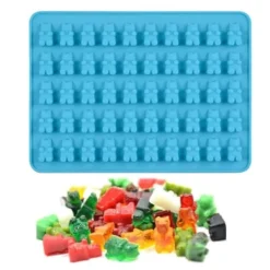 Gelatinformar-Silikonform GUMMIES BEARS med pipett