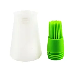 Bakpenslar-Silikonpensel med behållare för köket