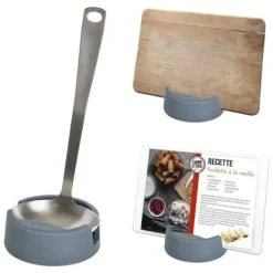 Skedhållare-SILIKONSTÄLL för en sked, kokbok eller surfplatta