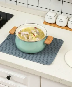 Diskställ & Torkställ-Silikontorkmatta för kök (Medium 40x30CM)