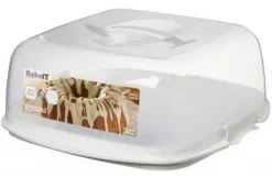 Serveringsfat & Skålar-Sistema 1260, Låda, Torg, 8,8 l, Transparent, 342 mm, 350 mm