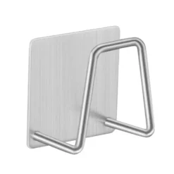 Köksorganiserare-Självhäftande Krok Hållare för Disksvamp Rostfritt Stål