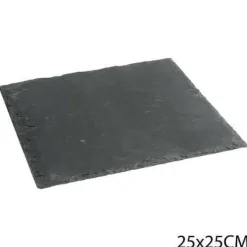 Skiffer serveringsbricka 25 x 25 cm