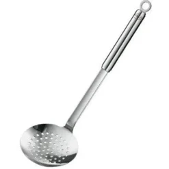 Skimmer - Rösle - Runt handtag - 18/10 rostfritt stål - Längd 36,5 cm - Ø 12,0 cm