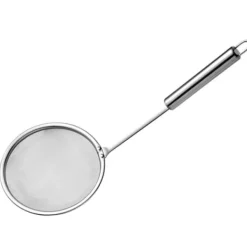 Skimmersked Fettsil Rostfritt stål Finmaskigt Långt handtag Hot Pot Skimmer för fettskum Kök M