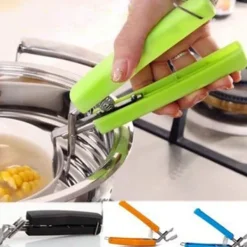 Skålklämma i Rostfritt stål - Anti-skållning Svart