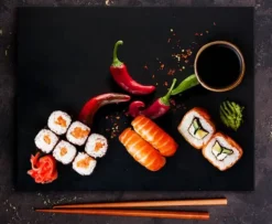 Grytlappar & Grillvantar-SKÄRBRÄDA I GLAS 52x40 CHILI PEPPAR