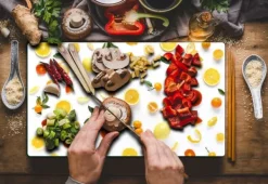 Torkugnar-SKÄRBRÄDA I GLAS 52x30 FRUKT