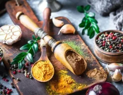 SKÄRBRÄDA I GLAS 52x40 KRYDDOR