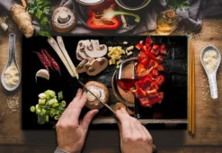 SKÄRBRÄDA I GLAS 52x30 VIN