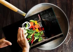 SKÄRBRÄDA I GLAS 52x30 VIN