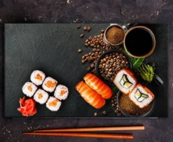 Kavlar-SKÄRBRÄDA I GLASPLATTA 52x30 KAFFE