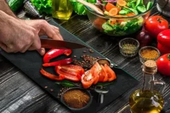 Kavlar-SKÄRBRÄDA I GLASPLATTA 52x30 KAFFE