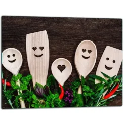 SKÄRBRÄDA I GLASPLATTA 52x40 KÖK