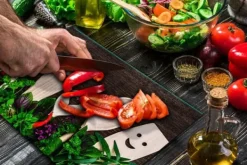 SKÄRBRÄDA I GLASPLATTA 52x40 KÖK