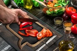 SKÄRBRÄDA I GLASPLATTA 52x40 KÖK