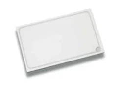 Skärbräda 50x30x2 cm med juice groove Plast Vit
