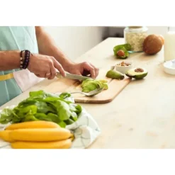 Skärbrädeset i bambu, 3 delar, lätt att rengöra