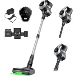 Sladdlös Dammsugare, 12 kPa Sugkraft, HEPA Filtrering,MOOSOO YC1, EU