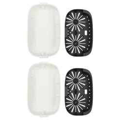 Sladdlös elektrisk snurrmopp med hink, 150 RPM, 400 ml vattentank, för golv och fönster, gul