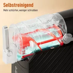 Slushmaskin, snabb kylning, omrörningsfunktion, 2,4 L, ljusfunktion, svart