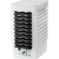 Orthex SmartStore Classic 15 -förvaringslåda med lock, 10 st förpackning
