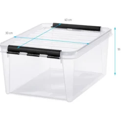 Orthex SmartStore Classic 15 -förvaringslåda med lock, 10 st förpackning