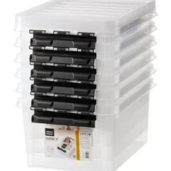 Orthex Förvaringslådor För Hemmet-SmartStore Classic 31 -förvaringslåda med lock, 6 st förpackning