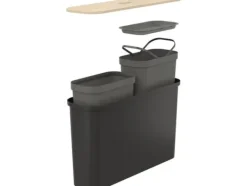 Orthex Källsorteringskärl-SmartStore Collect Slim 46 L sorting set, black