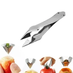 Pressar-Smidig Frukt Pincett Jordgubbe Pincett Fruktskalare