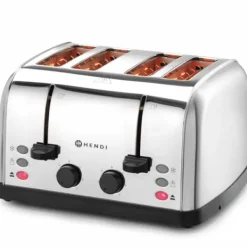 Brödrostar & Brödgrillar-Smörgåsbröd för 4 toasts, 3 funktioner, 7 värmenivåer, 1500 W
