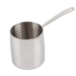 Mått & Måttskedar-Smörvärmare i rostfritt stål med snabb värmeledning, tre lager, smörvärmare och noggranna skalor, 900 ml