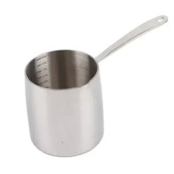 Mått & Måttskedar-Smörvärmare i rostfritt stål med snabb värmeledning, tre lager, smörvärmare och noggranna skalor, 900 ml