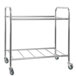 Smutstvättvagn, rostfritt stål, 250L