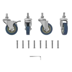 Smutstvättvagn, rostfritt stål, 250L