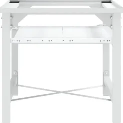 Sockel för tvättmaskin med utdragbar hylla vit - Förhöjningssockel - Förhöjningssocklar - Home & Living