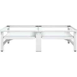 Tvättmaskiner-Sockel för tvättmaskin med utdragbar hylla vit - Förhöjningssockel - Förhöjningssocklar - Home & Living