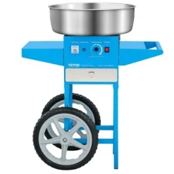 Maskiner För Spunnet Socker-Sockervaddsmaskin, 52 cm rostfri stålkål, 81,9x52x85,5 cm, blå