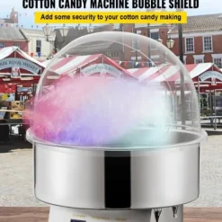 Sockervaddsmaskin Kuppelöverdrag, 52 cm, Transparent, Akryl