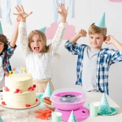 Maskiner För Spunnet Socker-Sockervaddsmaskin, rosa, enkel & snabb för fest