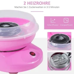 Maskiner För Spunnet Socker-Sockervaddsmaskin, rosa, enkel & snabb för fest