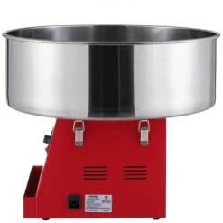 Maskiner För Spunnet Socker-Sockervaddsmaskin, 51,8x51,8x41,5 cm, Röd, Rostfritt stål