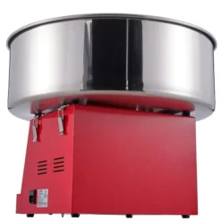 Maskiner För Spunnet Socker-Sockervaddsmaskin, 51,8x51,8x41,5 cm, Röd, Rostfritt stål