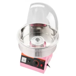 Maskiner För Spunnet Socker-Sockervaddsmaskin, 38x38x33,8 cm, Rosa, Rostfritt stål