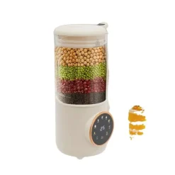 Sojamjölkmaskiner-Sojamjölkstillverkare, Automatisk Rengöringsfunktion, Användarvänlig Design,VIT