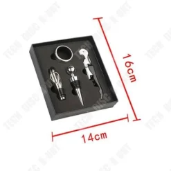 Korkskruvar-Sommelierbox - TD® - Vinotekstillbehör - ABS-plast - Svart - 26.5x20x6.5 cm